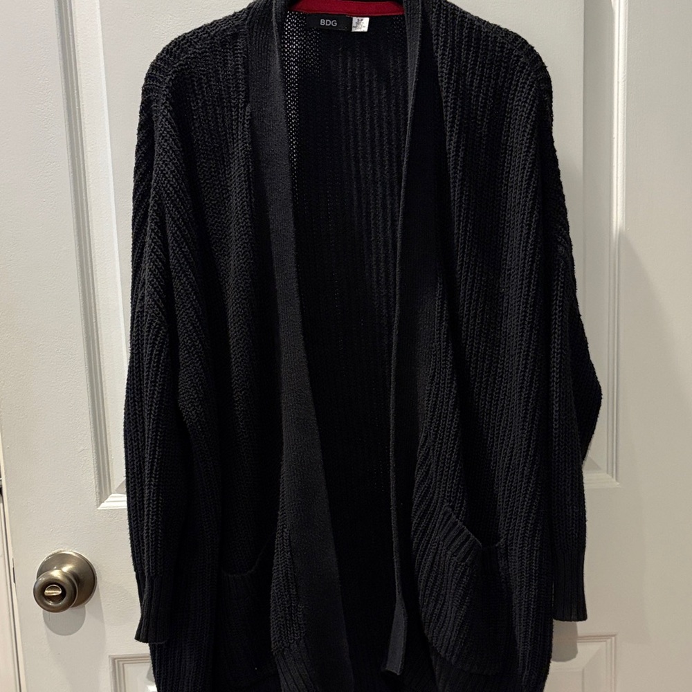 BDG Black Knit Cardigan